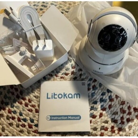 New Security Camera Indoor 2K, 360 Pan/Tilt Cameras for Home Security - Picture 2 of 2